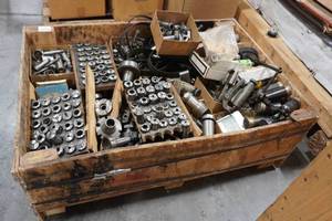 Pallet of Collets and Milling Components