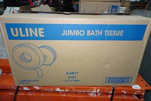 12 Rolls U-Line 2 Ply Jumbo Bath Tissue