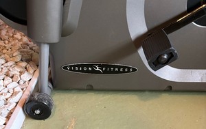 lot 76 image: Vision Fitness Stationary Bicycle