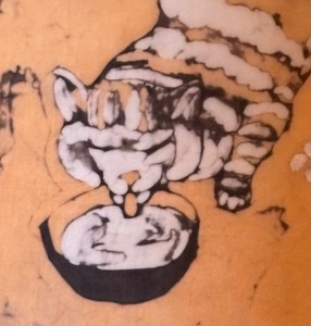 lot 99 image: Original Vintage Batik Art by Shari Blenkush