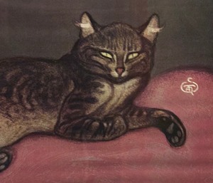 lot 146 image: Darling Cat Print by Steinlen