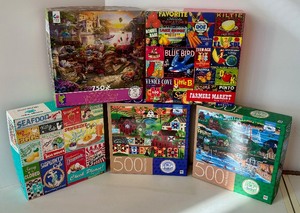 lot 267 image: Plenty of Puzzles by Buffalo, Debbie Mumm, Sam Park, Big Ben and More