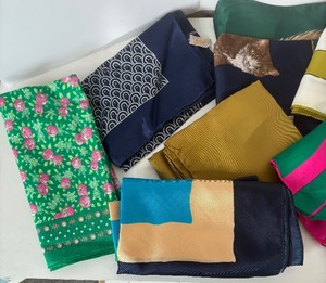 lot 271 image: Vintage Scarves by Glentex, Christian Dior, Vera and More