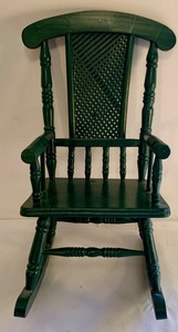 lot 205 image: Vintage Horsman Doll with Rocking Chair