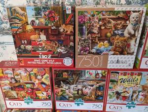 lot 45 image: Assorted Cat Puzzles