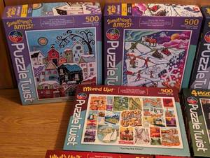 lot 153 image: Assorted Somethings Amiss Puzzles