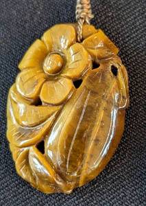 lot 161 image: Pair of Carved Stone Pendants