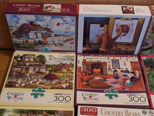 lot 177 image: Assorted 300 Piece Puzzels