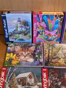 lot 204 image: Assorted Springbok Puzzles