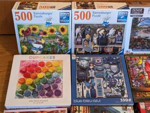 lot 301 image: Assorted 500 Piece Puzzles
