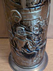 lot 323 image: Vintage Brass Umbrella Stand