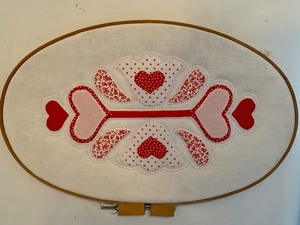 lot 189 image: Set of Two Vintage Handmade Needlepoint Wall Hangings