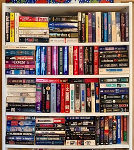 lot 191 image: Large Variety of Books with Bookcase