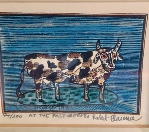 lot 196 image: Grouping of Cow Decorative Items