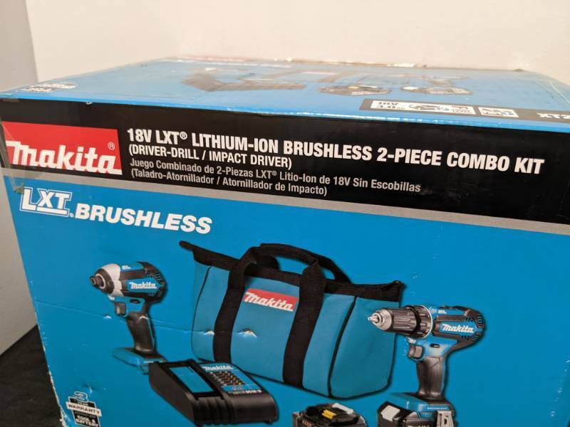 Brand New Makita 18V LXT Lithium-ion Brushless Cordless 2-Piece Combo Kit 3.0Ah Driver-Drill Impact Driver