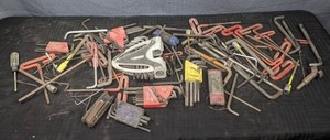 An Assortment of Alan Wrenches, Hex Wrenches, Screwdrivers and More
