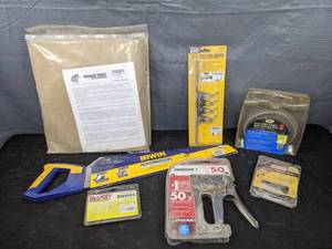 NEW Hand Tools and Hardware Bandsaw Blades, Irwin, Staples, Drain Auger, and MORE