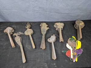 A Large Collection of Vegetable Garden Stakes