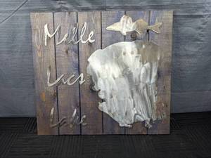 Unique Mille Lacs Lake MetalWood Wall Art
