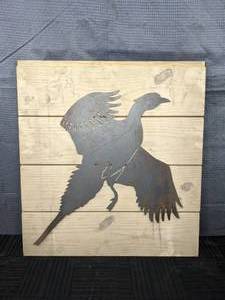 Pheasant MetalWood Wall Art