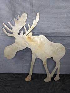 Metal Moose Decorative Wall Art