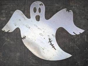 Metal Ghost Sign Art