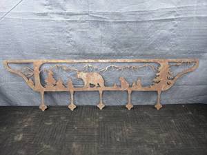 Metal Bear Landscape Art