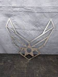 Metal Air Force Logo Art