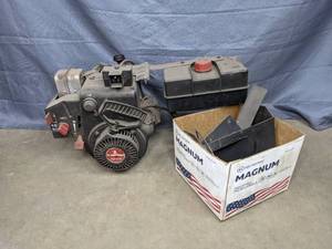Snowblower Engine with Gas Tank and Parts