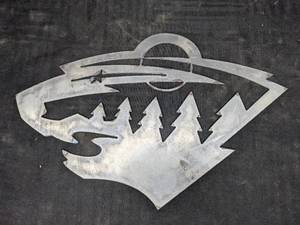 Minnesota Wild NHL Hockey Metal Wall Art