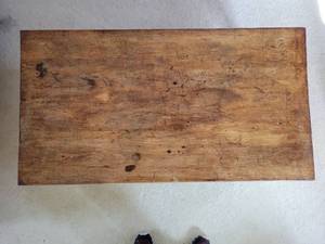 lot 38 image: Vintage Rustic Coffee Table