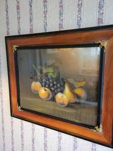 lot 44 image: Fruit Still Life Pastel by George Hadland.