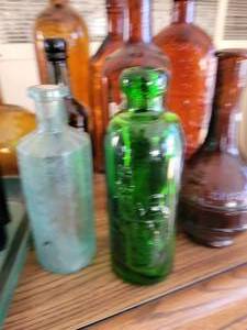 lot 59 image: A large lot, group of old antique Bottles.