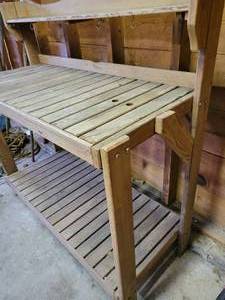 lot 64 image: Wellington Potting Bench  Cabinet