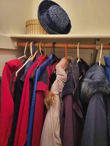 lot 82 image: A very large amount of Womens Clothing, Shoes, Coats, Bags, Sweaters, Hats, Accessories etc. Medium size. 6 12 size shoes.