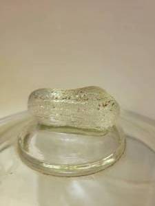 lot 9 image: 1930-40s Clear Glass Planters Peanuts Countertop Jar Display
