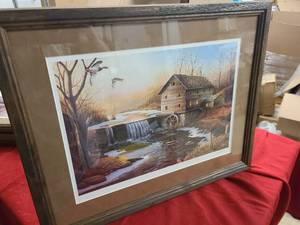 lot 104 image: JJ Leo Stans limited editon print in proffessional frame
