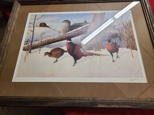 lot 105 image: JJ Leo Stans limited editon print in proffessional frame