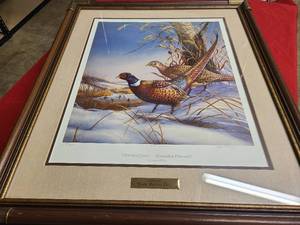 lot 111 image: JJ James A Meger Limited edition print in proffessional frame