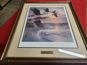 lot 112 image: JJ James A Meger Limited edition print in proffessional frame