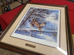 lot 113 image: JJ James A Meger Limited edition print in proffessional frame