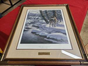 lot 114 image: JJ James A Meger Limited edition print in proffessional frame