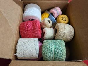 lot 169 image: JJ Box of sewing or knitting string