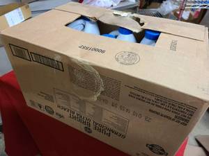 lot 197 image: LL Box of 6 jugs of pure bright bleach
