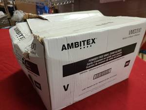 lot 199 image: LL Box of Powder free nitrile exam gloves