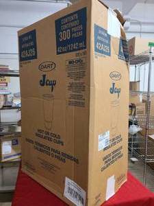 lot 216 image: LL Box of Jcup large styrofoam cups
