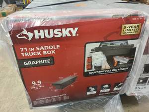 lot 11 image: New Husky 71in Saddle Truck Box