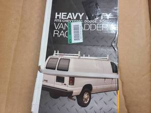 lot 17 image: Heavy Duty Van Ladder Rack for Chevy, GMC, Dodge, Ford