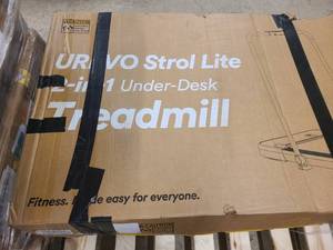 lot 41 image: Urevo Strol Lite 2 in 1 Under-desk treadmill