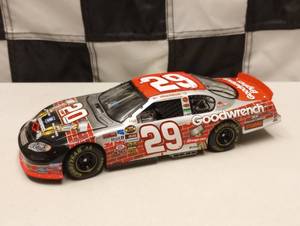 lot 12 image: Action Elite Kevin Harvick #29 GM Goodwrench Indianapolis Special 124th Scale Die Cast Car With Low Serial Number 89 of 504.
